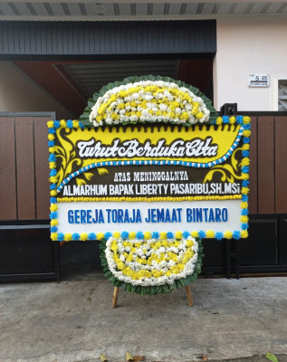 Papan Bunga Duka di Malangsari