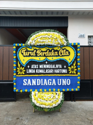 Papan Bunga Duka di Malangsari